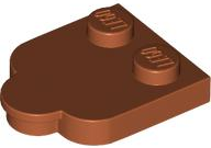 Part 5518 - Tile, Modified 2 x 2 with Studs on Edge, Rounded Corners and 1 x 1 Half Circle Extension - De BrickPlaats