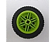 Part 56145c01 - Wheel 30.4mm D. x 20mm with No Pin Holes and Reinforced Rim with Black Tire 43.2 x 22 ZR (56145 / 44309) - De BrickPlaats