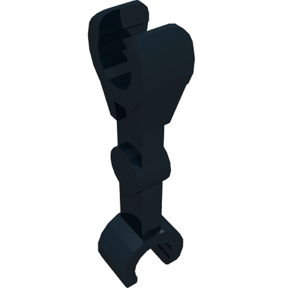 Part 59230 - Arm Mechanical, Straight with Clips at 90 degrees (Vertical Grip) - De BrickPlaats