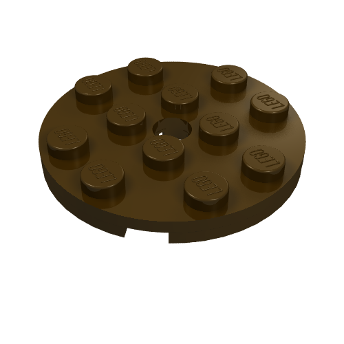 Part 60474 - Plate, Round 4 x 4 with Hole - De BrickPlaats