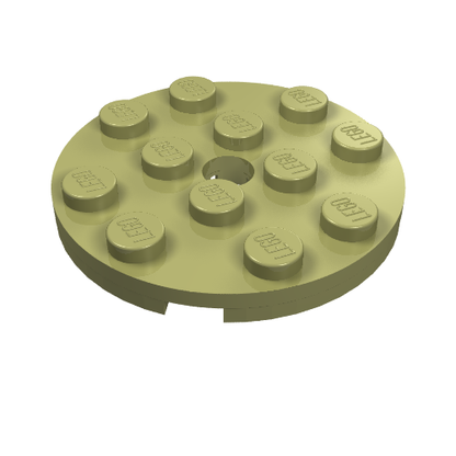 Part 60474 - Plate, Round 4 x 4 with Hole - De BrickPlaats