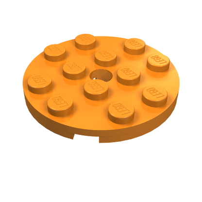 Part 60474 - Plate, Round 4 x 4 with Hole - De BrickPlaats