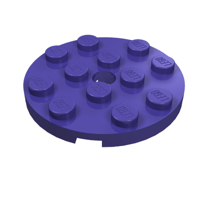 Part 60474 - Plate, Round 4 x 4 with Hole - De BrickPlaats