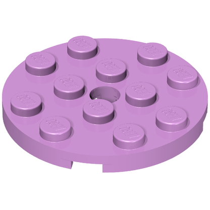 Part 60474 - Plate, Round 4 x 4 with Hole - De BrickPlaats