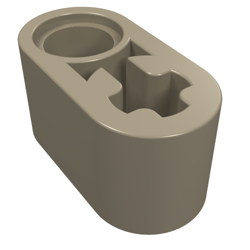 Part 60483 - Technic, Liftarm Thick 1 x 2 - Axle Hole - De BrickPlaats