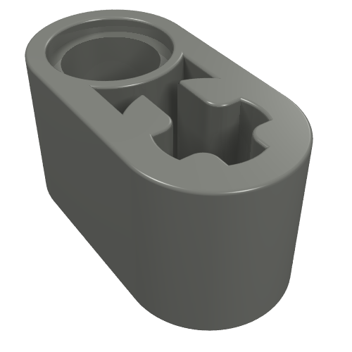 Part 60483 - Technic, Liftarm Thick 1 x 2 - Axle Hole - De BrickPlaats