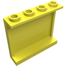 Part 60581 - Panel 1 x 4 x 3 with Side Supports - Hollow Studs - De BrickPlaats