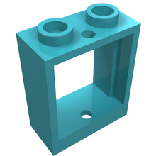 Part 60592 - Window 1 x 2 x 2 Flat Front - De BrickPlaats
