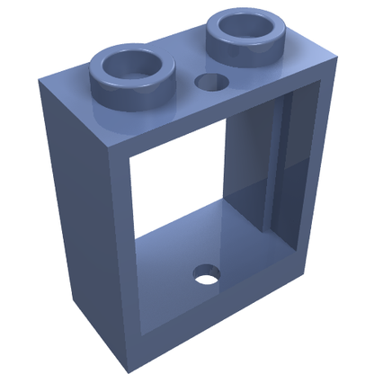 Part 60592 - Window 1 x 2 x 2 Flat Front - De BrickPlaats