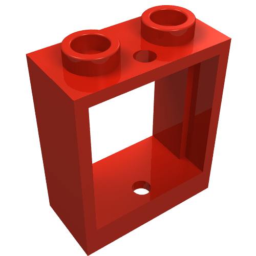 Part 60592 - Window 1 x 2 x 2 Flat Front - De BrickPlaats