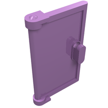 Part 60614 - Door 1 x 2 x 3 with Vertical Handle, Mold for Tabless Frames - De BrickPlaats