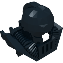 Part 6089 - Minifigure, Headgear Helmet Underwater Aquashark - De BrickPlaats