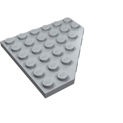Part 6106 - Wedge, Plate 6 x 6 Cut Corner - De BrickPlaats