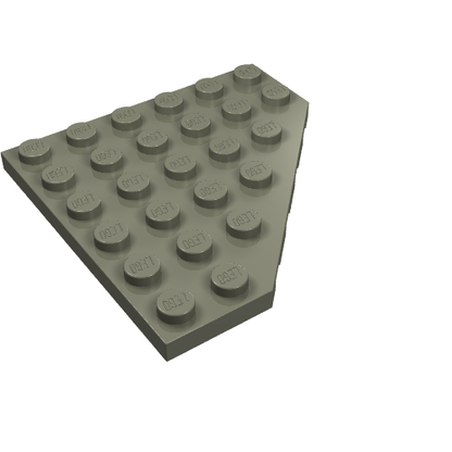 Part 6106 - Wedge, Plate 6 x 6 Cut Corner - De BrickPlaats
