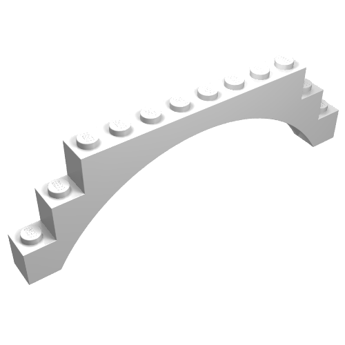Part 6108 - Arch 1 x 12 x 3 - De BrickPlaats