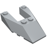 Part 6153b - Wedge 6 x 4 Cutout with Stud Notches - De BrickPlaats