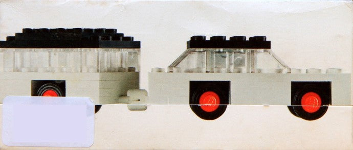 Set 623-2 - White Car and Camper - De BrickPlaats