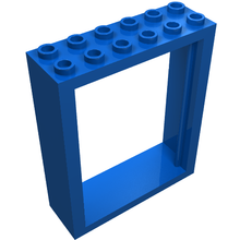 Part 6235 - Door, Frame 2 x 6 x 6 FreeStyle - De BrickPlaats