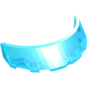 Part 62360 - Windscreen 3 x 6 x 1 Curved - De BrickPlaats