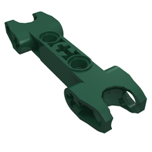Part 64311 - Technic, Axle and Pin Connector 2 x 7 with 2 Ball Joint Sockets, Squared Ends and Axle Hole in Center - De BrickPlaats