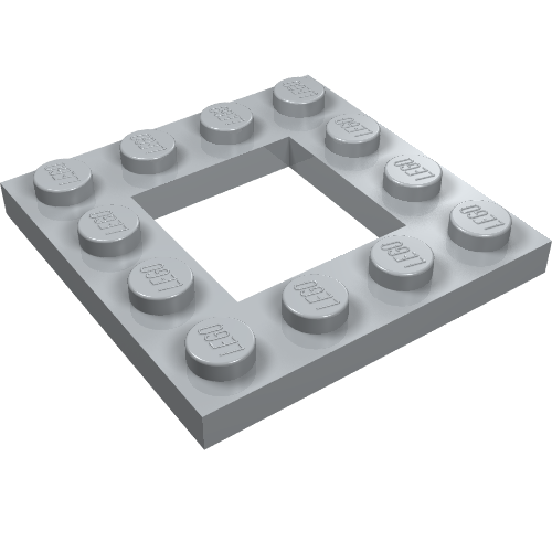 Part 64799 - Plate, Modified 4 x 4 with 2 x 2 Open Center - De BrickPlaats