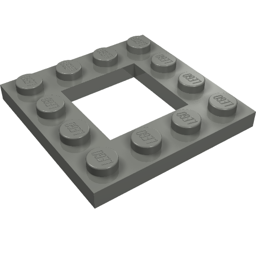 Part 64799 - Plate, Modified 4 x 4 with 2 x 2 Open Center - De BrickPlaats