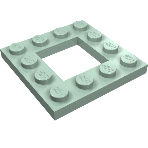 Part 64799 - Plate, Modified 4 x 4 with 2 x 2 Open Center - De BrickPlaats