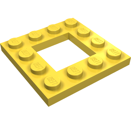 Part 64799 - Plate, Modified 4 x 4 with 2 x 2 Open Center - De BrickPlaats