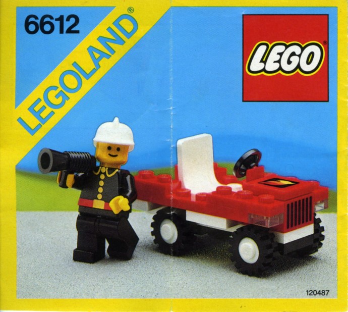 Set 6612 - Fire Chief's Car - De BrickPlaats