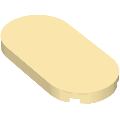 Part 66857 - Tile, Round 2 x 4 Oval - De BrickPlaats