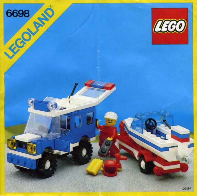 Set 6698 - RV with Speedboat - De BrickPlaats