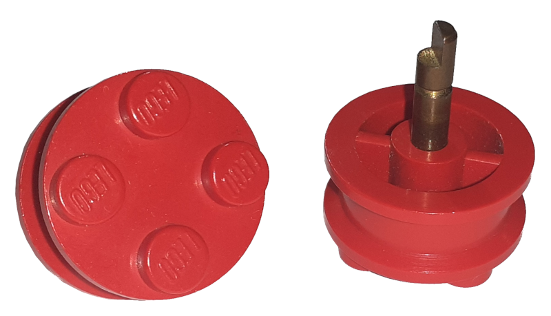 Part 7039b - Wheel with 4 Studs and Axle Cam for Motor - De BrickPlaats