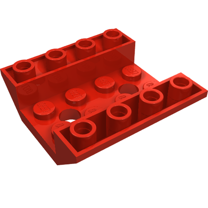 Part 72454 - Slope, Inverted 45 4 x 4 Double with 2 Holes - De BrickPlaats
