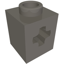 Part 73230 - Technic, Brick 1 x 1 with Axle Hole - De BrickPlaats