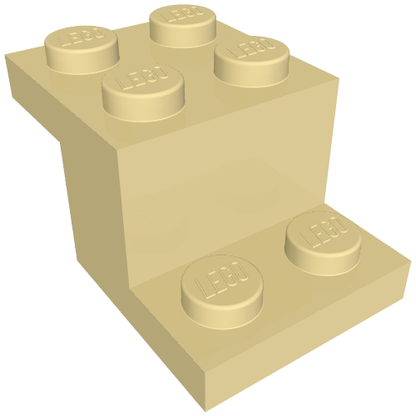 Part 73562 - Bracket 3 x 2 x 1 1/3 with Bottom Stud Holder - De BrickPlaats