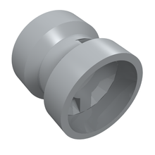 Part 74967 - Wheel 8mm D. x 9mm for Slicks, Hole Notched for Wheels Holder Pin, Reinforced Back - De BrickPlaats