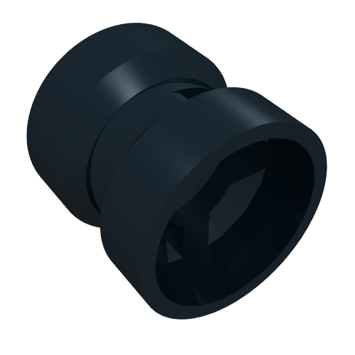Part 74967 - Wheel 8mm D. x 9mm for Slicks, Hole Notched for Wheels Holder Pin, Reinforced Back - De BrickPlaats
