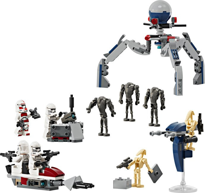 LEGO® Star Wars™ Clone Trooper™ & Battle Droid™ Battle Pack 75372 - De BrickPlaats