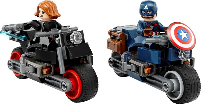 LEGO® Marvel Black Widow & Captain America Motorcycles 76260 (130 Pieces) - De BrickPlaats