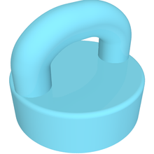 Part 77813 - Tile, Round 1 x 1 with Loop - De BrickPlaats
