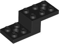Part 79180 - Bracket 5 x 2 x 1 1/3 with 2 Holes and Bottom Stud Holder - De BrickPlaats