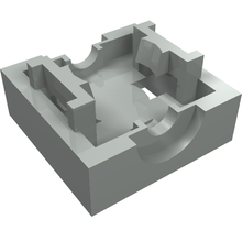 Part 792 - Arm Holder Brick 2 x 2 - Bottom Part - De BrickPlaats
