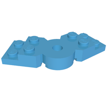 Part 79846 - Plate, Modified 2 x 6 x 2/3 Bent - De BrickPlaats