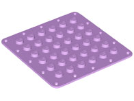 Part 79998 - Plate, Modified 6 x 6 Flexible Rubber with Stitching Holes - De BrickPlaats