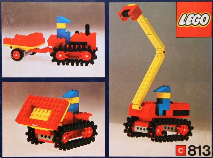 Set 813-2 - Gear Bulldozer Set - De BrickPlaats
