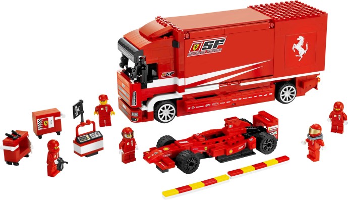 Set 8185 - Ferrari Truck - De BrickPlaats