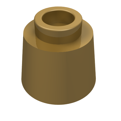 Part 85975 - Cone 1 1/6 x 1 1/6 x 2/3 (Fez) - De BrickPlaats