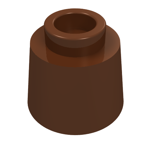 Part 85975 - Cone 1 1/6 x 1 1/6 x 2/3 (Fez) - De BrickPlaats
