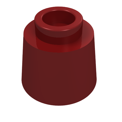Part 85975 - Cone 1 1/6 x 1 1/6 x 2/3 (Fez) - De BrickPlaats