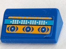 Part 85984pb134 - Slope 30 1 x 2 x 2/3 with SW Gungan Sub Controls Pattern (Sticker) - Set 9499 - De BrickPlaats